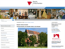 Tablet Screenshot of museen-schloss-aschach.de
